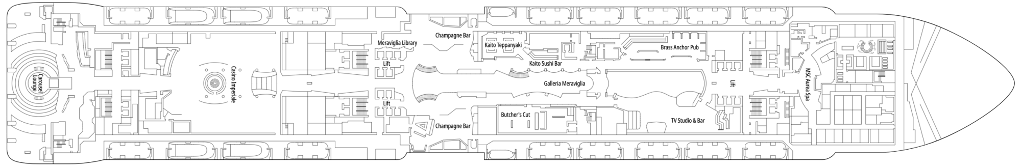 Deck 7 - Taj Mahal plan
